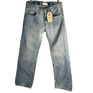 NWT Levi’s 505 Regular Straight Leg Jeans Sz 26 x 26